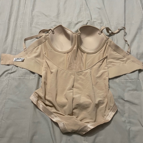 Maidenform Elegant Cream Bodysuit faja shapewear - Picture 5 of 5